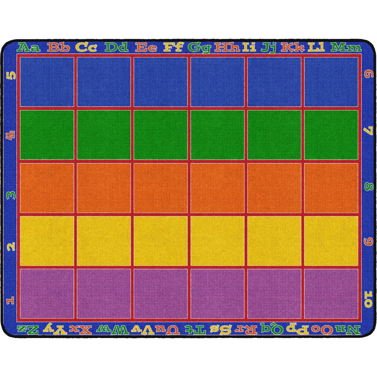 Flagship Carpets Primary Colors Square Grids Rug - 2000