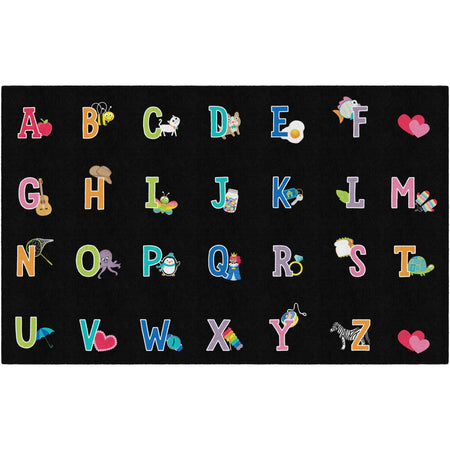 Flagship Carpets Schoolgirl Alphabet Pictures Rug - 2000