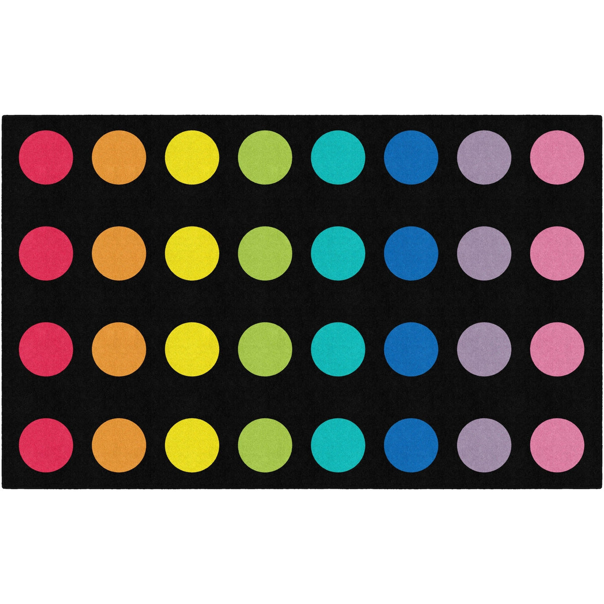 Flagship Carpets Schoolgirl Style Rainbow Dots Rug - 2000