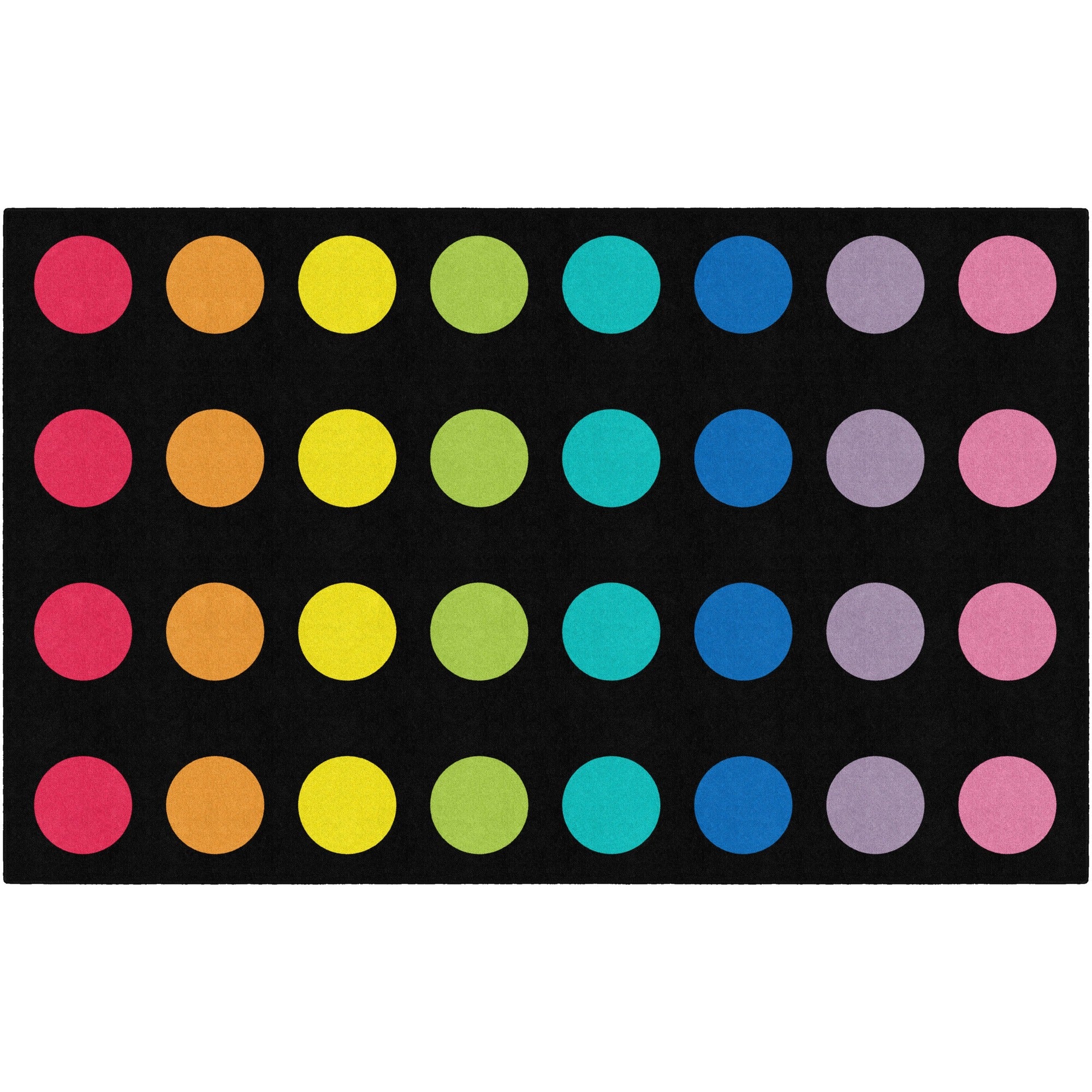 Flagship Carpets Schoolgirl Style Rainbow Dots Rug - 2000