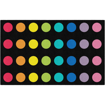 Flagship Carpets Schoolgirl Style Rainbow Dots Rug - 2000