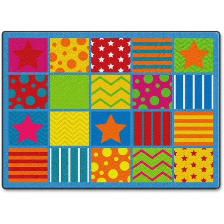 Flagship Carpets Silly Seating Classroom Rug - Colorful & Fun Learning Space - Rugs Mats