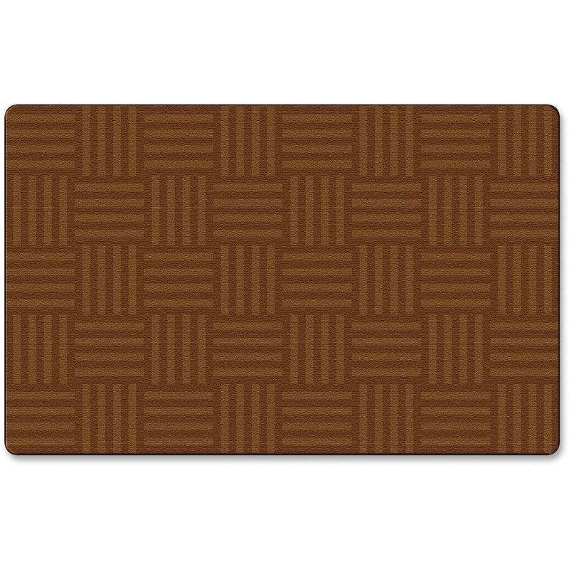 Flagship Carpets Solid Color Hashtag Rug - Chocolate Brown - Large Size - Rugs & Mats