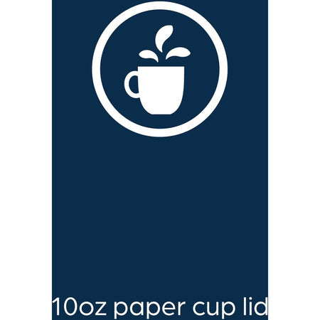 Flavia 10 oz Hot Beverage Paper Cup Lids - fl - White - Drink - 1000 / Carton - Cups