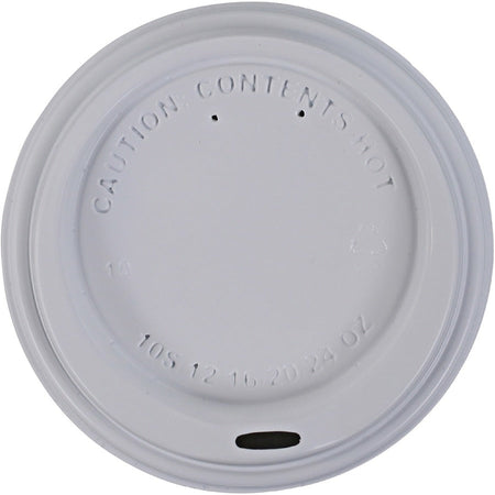 Flavia 10 oz Hot Beverage Paper Cup Lids - fl - White - Drink - 1000 / Carton - Cups