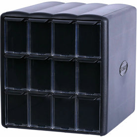 Flavia 4-Column Merchandiser: Horizontal 20.50’’ Depth - Black - Breakroom Organizers