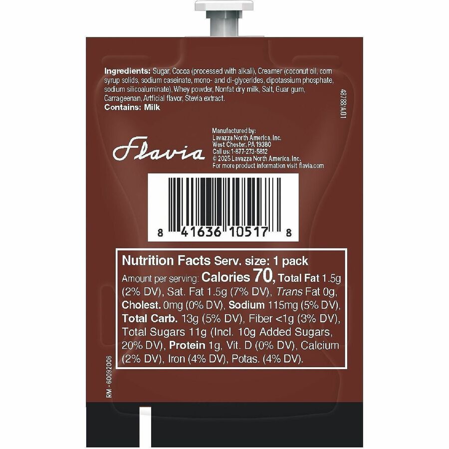 Flavia Cocoa Bliss Hot Chocolate - Rear