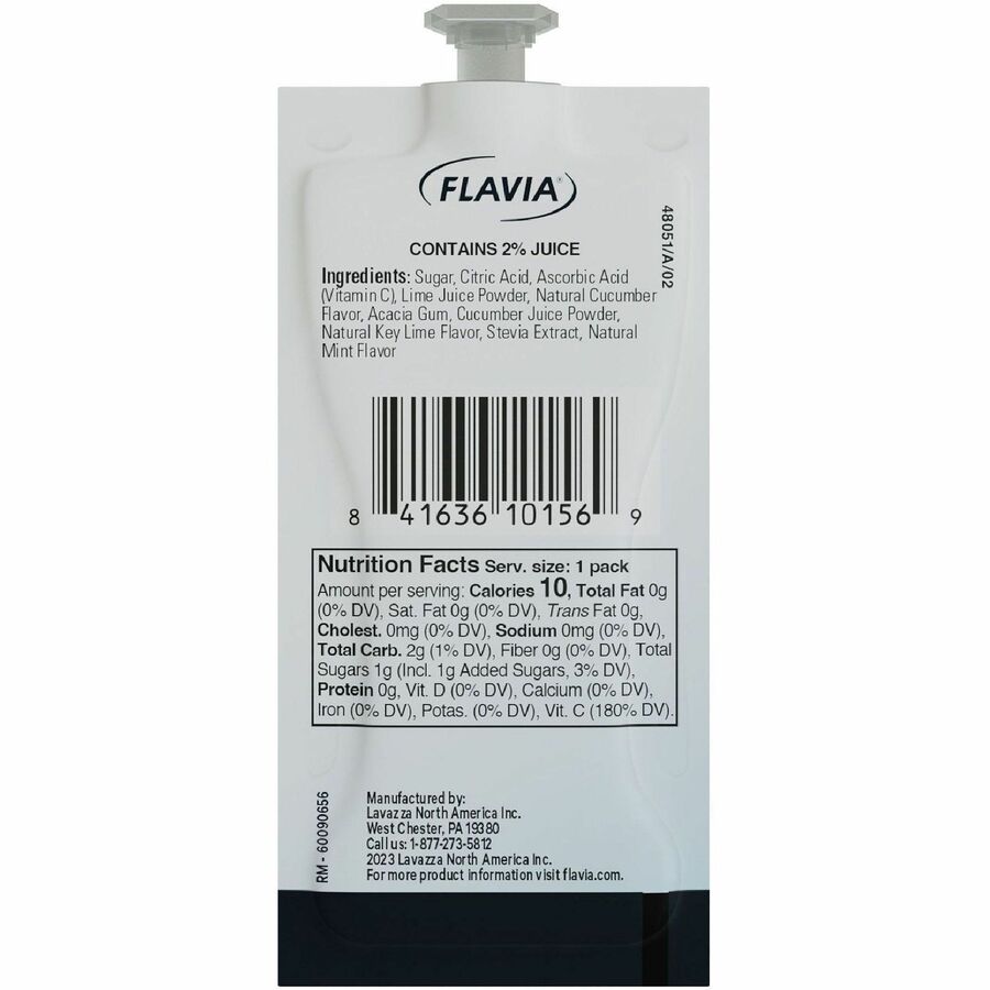 Flavia Cucumber Lime Mint Infused Water - Rear