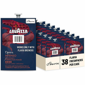 Flavia Freshpack Intenso Dark Roast Coffee Freshpacks - 0.3 oz - Arabica Robusta - 38 / Carton