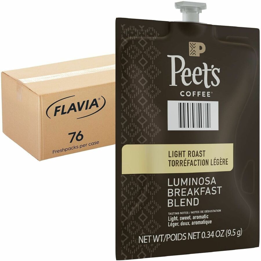 Flavia Freshpack Luminosa Breakfast Blend Coffee - Compatible with - American - Light