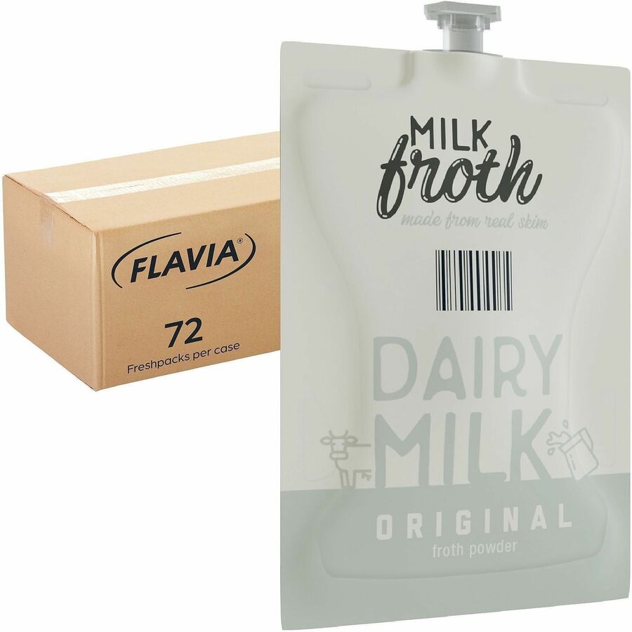 Flavia Freshpack Real Milk Froth Powder - Compatible with Barista Creation 600 500 200 - Coffee
