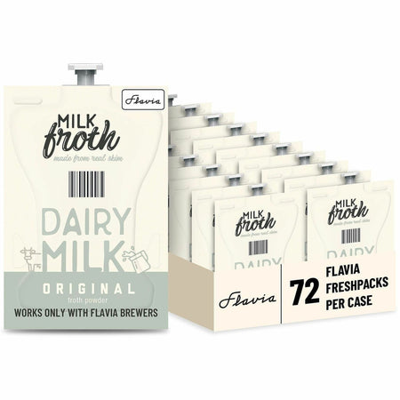 Flavia Freshpack Real Milk Froth Powder - Compatible with Barista Creation 600 500 200 - Coffee