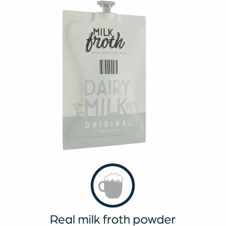 Flavia Freshpack Real Milk Froth Powder - Premium Frothing for Brewers - Coffee
