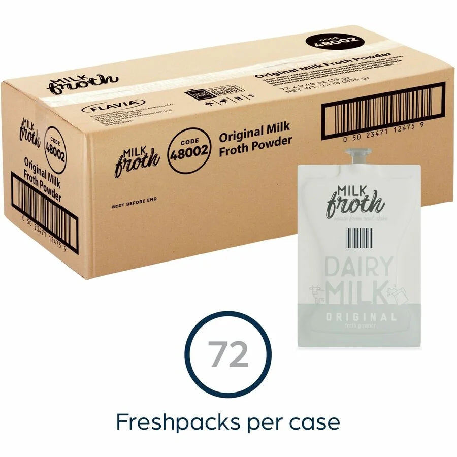 Flavia Freshpack Real Milk Froth Powder - Premium Frothing for Brewers - Coffee