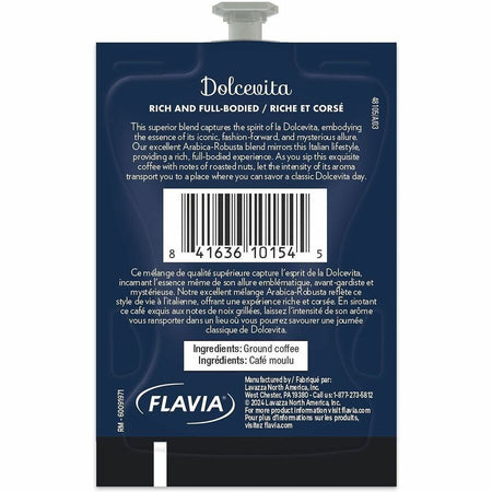 Flavia Ground Freshpack Classico Coffee - Medium - 0.3 oz - Arabica Robusta - 76 / Carton