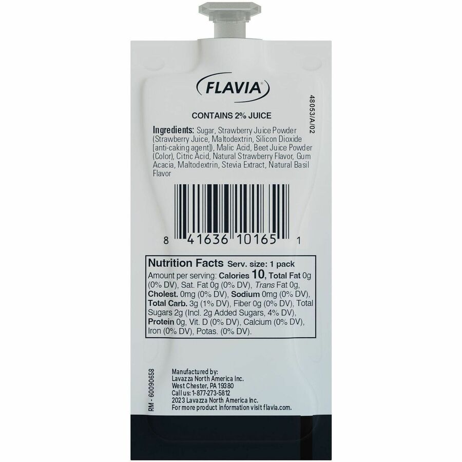 Flavia Strawberry Basil Infused Water - Rear
