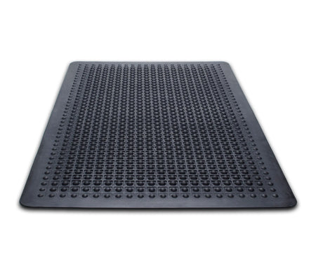 Flex Step All Rubber Anti-Fatigue Mat - Black / 2’x3’ - Floor Mats