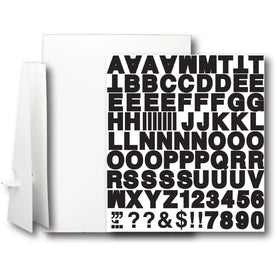 Flipside Corrugated Project Sheet Sign Kit - White - 1 Each - Boards