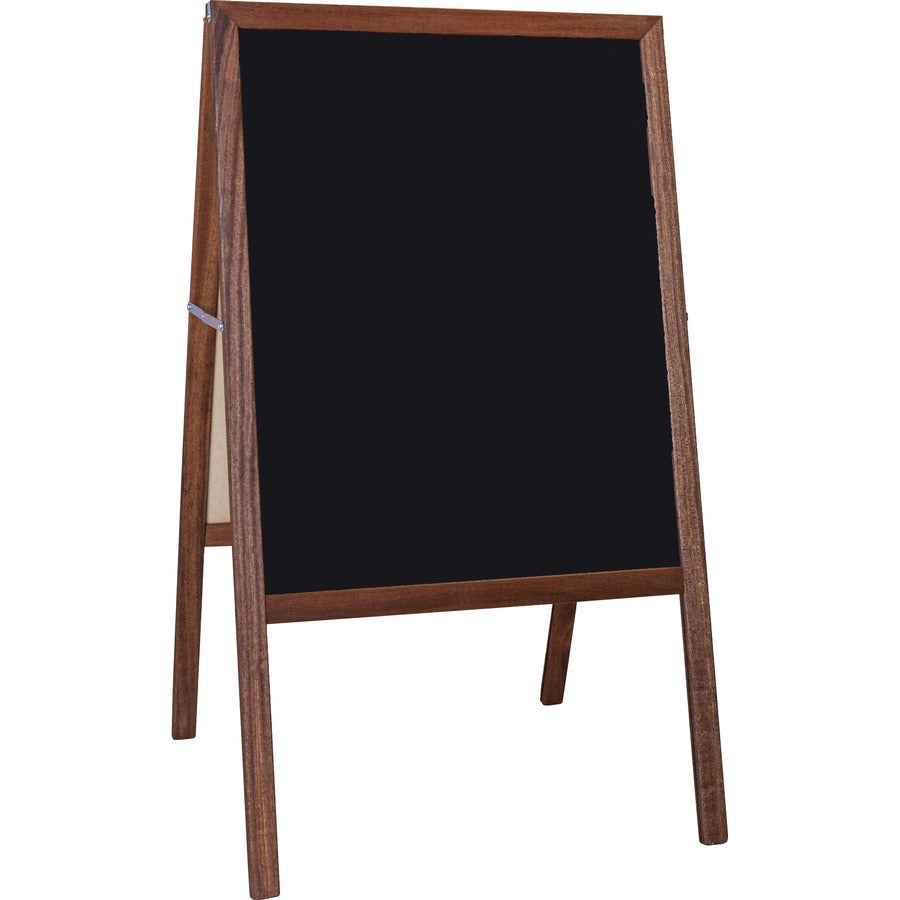 Flipside Dark Frame Signage Easel - Rear