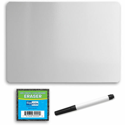 Flipside Dry Erase Board Set Class Pack - 9.5x12’’ White Surface - 12/Pack - Learning Boards & Supplies