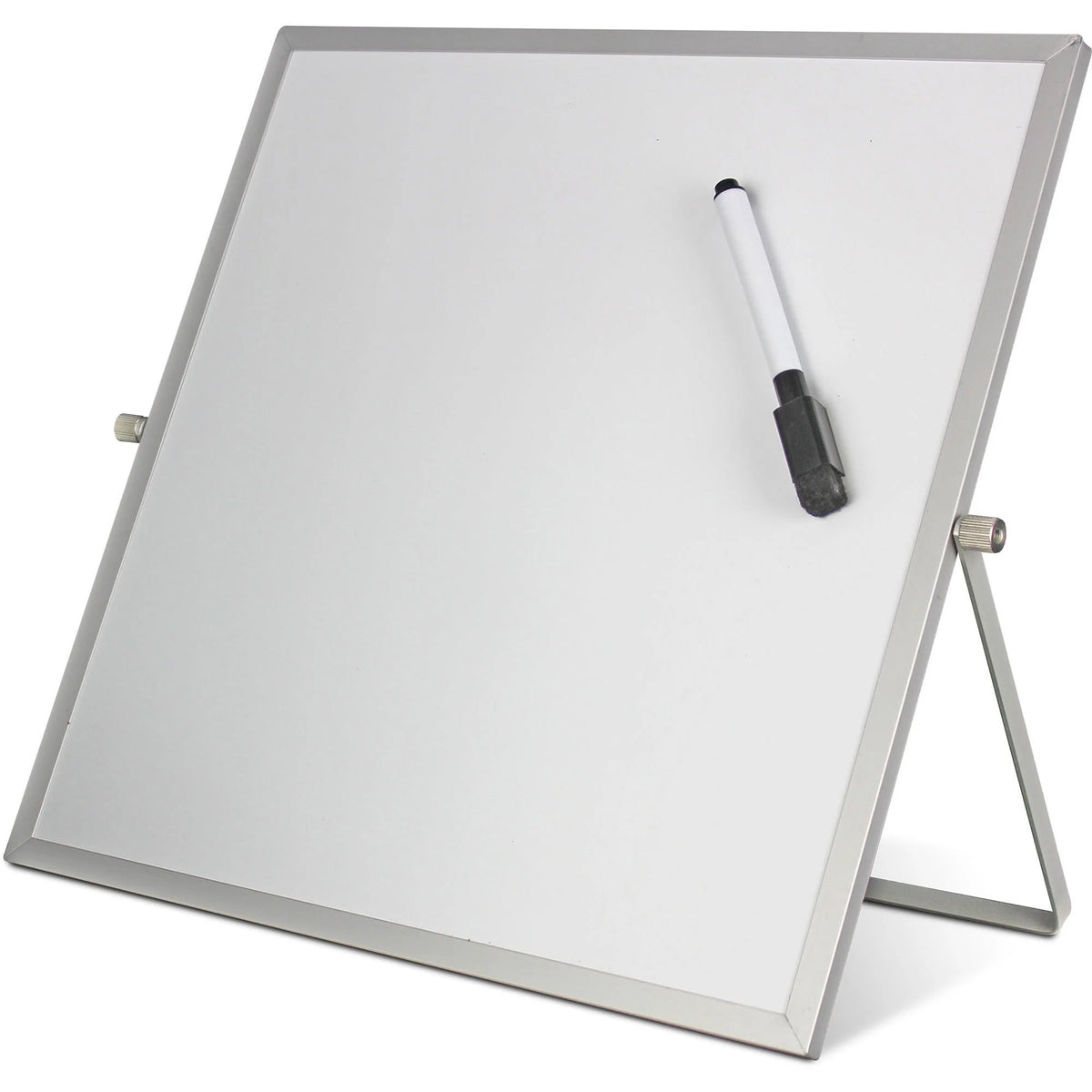 Flipside Dry-Erase Flip Easel: 12x12 White Magnetic Surface - Learning Boards & Supplies