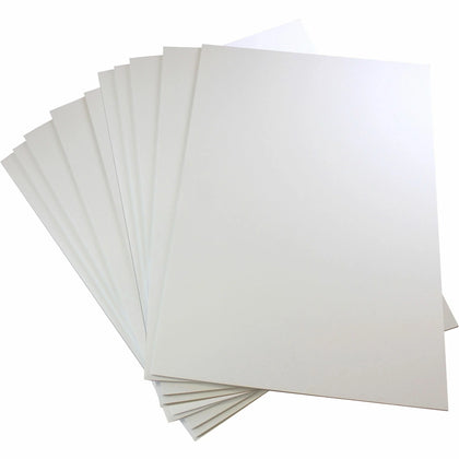Flipside Pre-Cut Foam Boards: Bright White Smooth Surface - 25 Pack - Project Boards