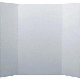 Flipside Project Display Boards - 15x20 - Bright White Corrugated Fiberboard - Durable & Lightweight - 24 Pack