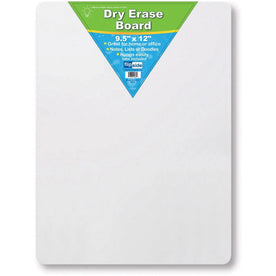 Flipside Unframed Mini Dry Erase Board - Compact Whiteboard - 9.5’’ x 12’’ - Learning Boards & Supplies