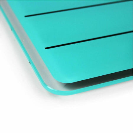 Floortex Cleartex Glacier Teal & Black Plan & Grid Glass Dry-Erase Board - 14" x 14" - Alternate-Image4