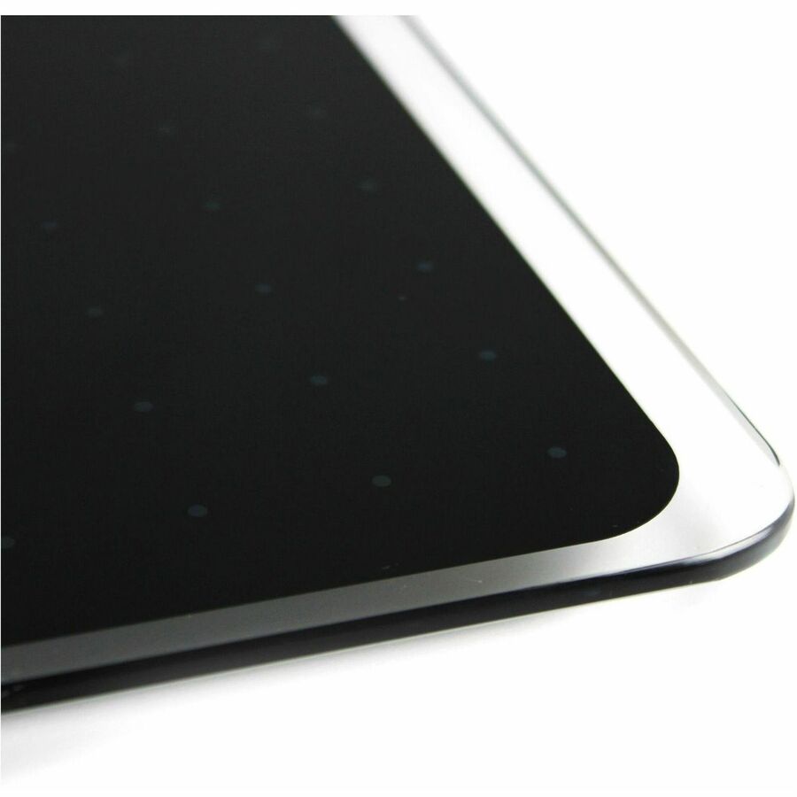 Floortex Viztex® Glacier Black Multi-Purpose Grid Glass Dry-Erase Board 17" x 23" - Alternate-Image3