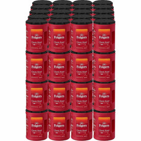 Folgers Classic Roast Coffee: Medium Ground Mountain Grown - 40.3 oz - Kosher - 210/Pallet - Coffee