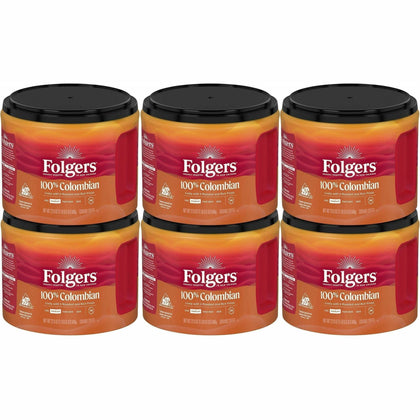 Folgers® 100% Colombian Medium Ground Coffee - 22.6 oz Canister
