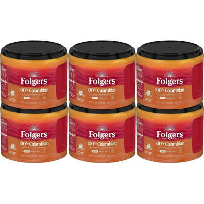 Folgers® 100% Colombian Medium Ground Coffee - 22.6 oz Canister