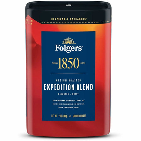 Folgers® 1850 Expedition Blend Coffee: Medium Ground Pioneer - Coffee