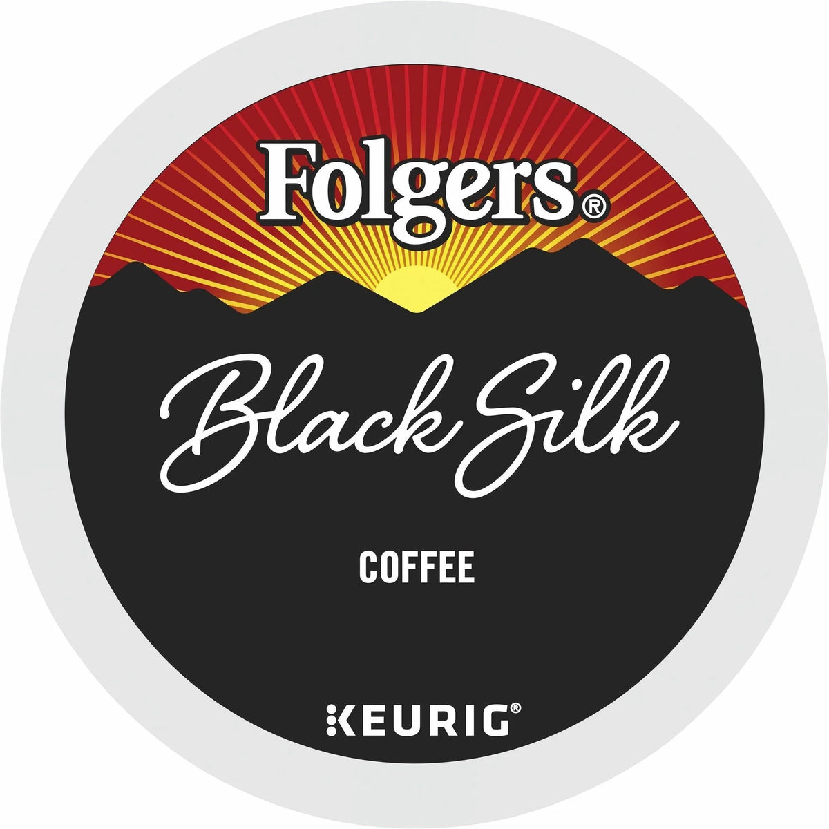 Folgers® Black Silk K-Cup Coffee - Dark Roast - 24 Count Box