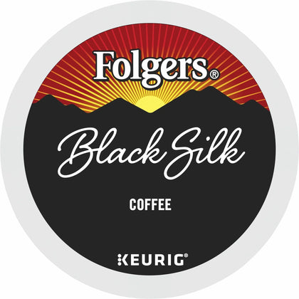Folgers® Black Silk K-Cup Coffee - Dark Roast - 24 Count Box