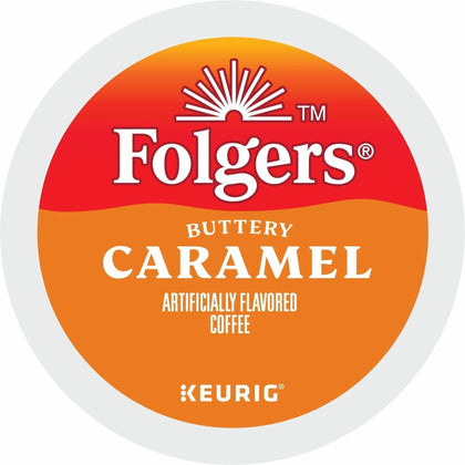 Folgers® Buttery Caramel Coffee K-Cups - Medium Roast - 24 Count Box