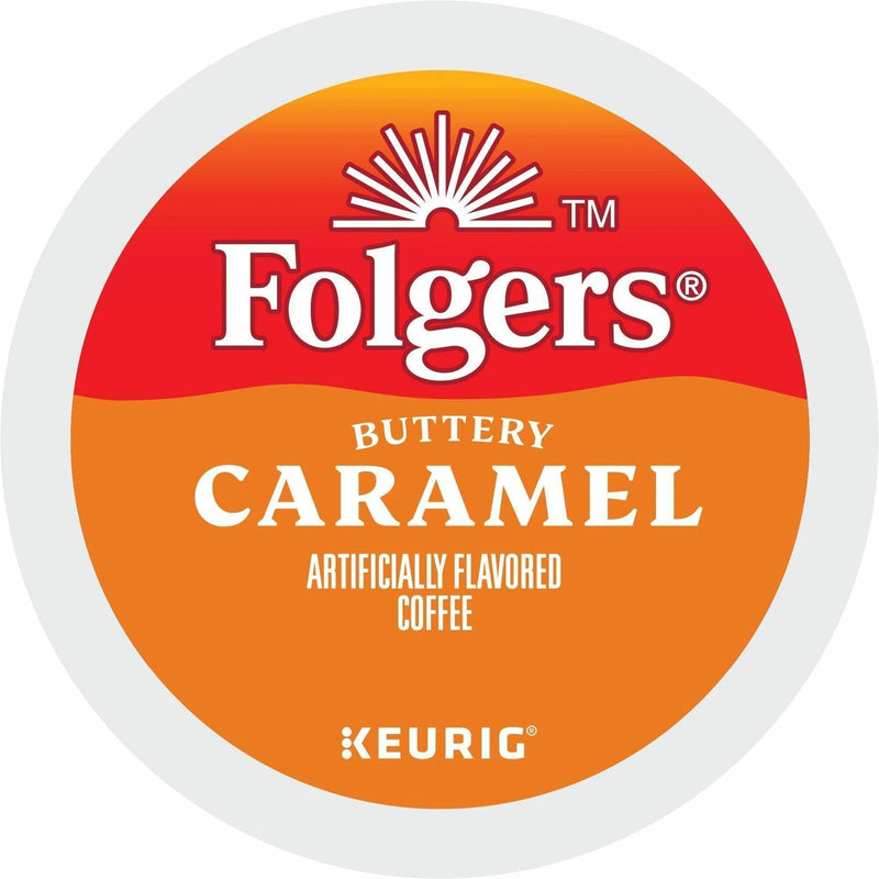 Folgers® K-Cup Buttery Caramel Coffee - Compatible with Keurig Brewer - Medium - 24