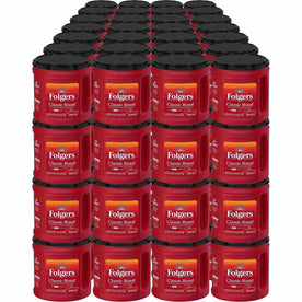 Folgers® Classic Roast Coffee: Medium Ground Rich Aroma - 294 Canisters - Coffee