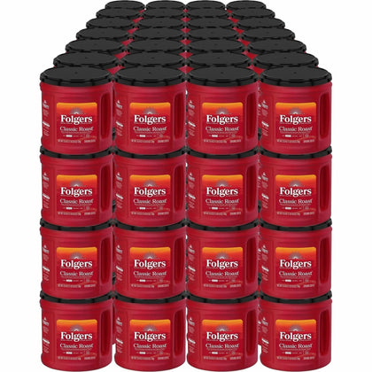 Folgers® Classic Roast Coffee: Medium Ground Rich Aroma - 294 Canisters - Coffee