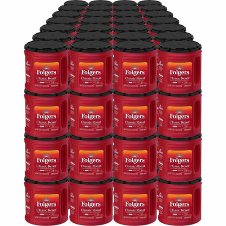 Folgers® Ground Classic Roast Coffee - Medium - 25.9 oz Per Canister - Rich Aroma - Kosher - 294 / Pallet