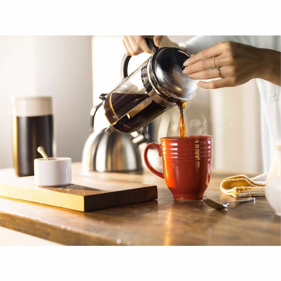 Folgers® Ground Black Silk Coffee - Dark - 22.6 oz Per Canister - 6 / Carton