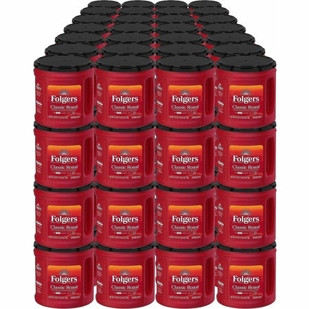 Folgers® Ground Classic Roast Coffee - Medium - 25.9 oz Per Canister - Rich Aroma - Kosher - 294 / Pallet