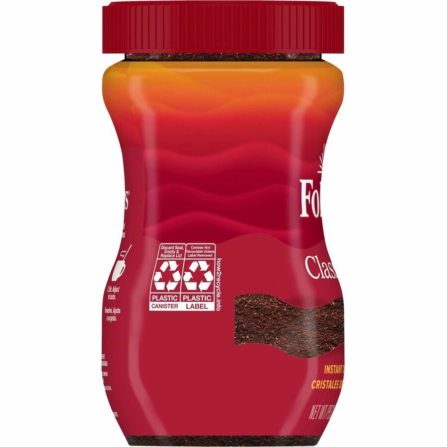 Folgers® Instant Classic Roast Coffee - Regular - 8 oz Per Jar - Mountain Grown - 1 Each