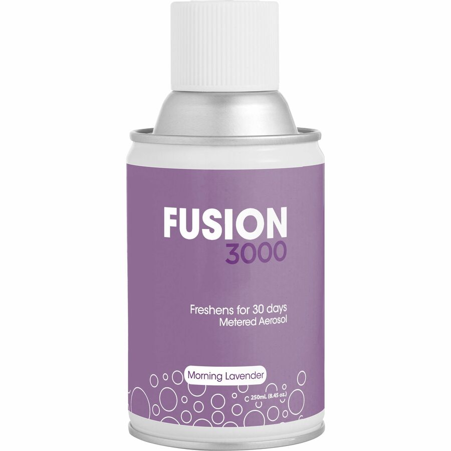 Fresh Products Fusion 3000 Metered Aerosols - 6000 ft² - Morning Lavender - 30 Day - Odor Neutralizer VOC Compliant