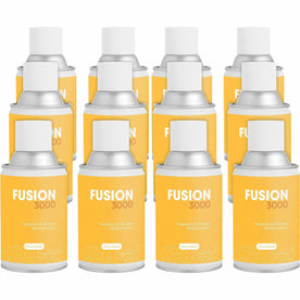 Fresh Products Fusion 3000 Metered Aerosols - 6000 ft² - Citrus Sorbet - 30 Day - Odor Neutralizer VOC Compliant - 12