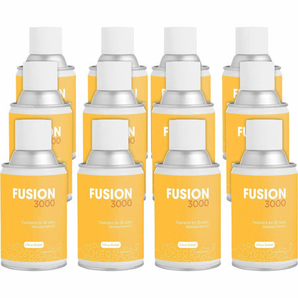 Fresh Products Fusion 3000 Metered Aerosols - Citrus Sorbet - Odor Neutralizer - Air Fresheners