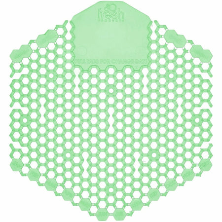Fresh Products Wave 3D Urinal Screen: 30-Day Lasting Odor Control - Green - Screens / Mats