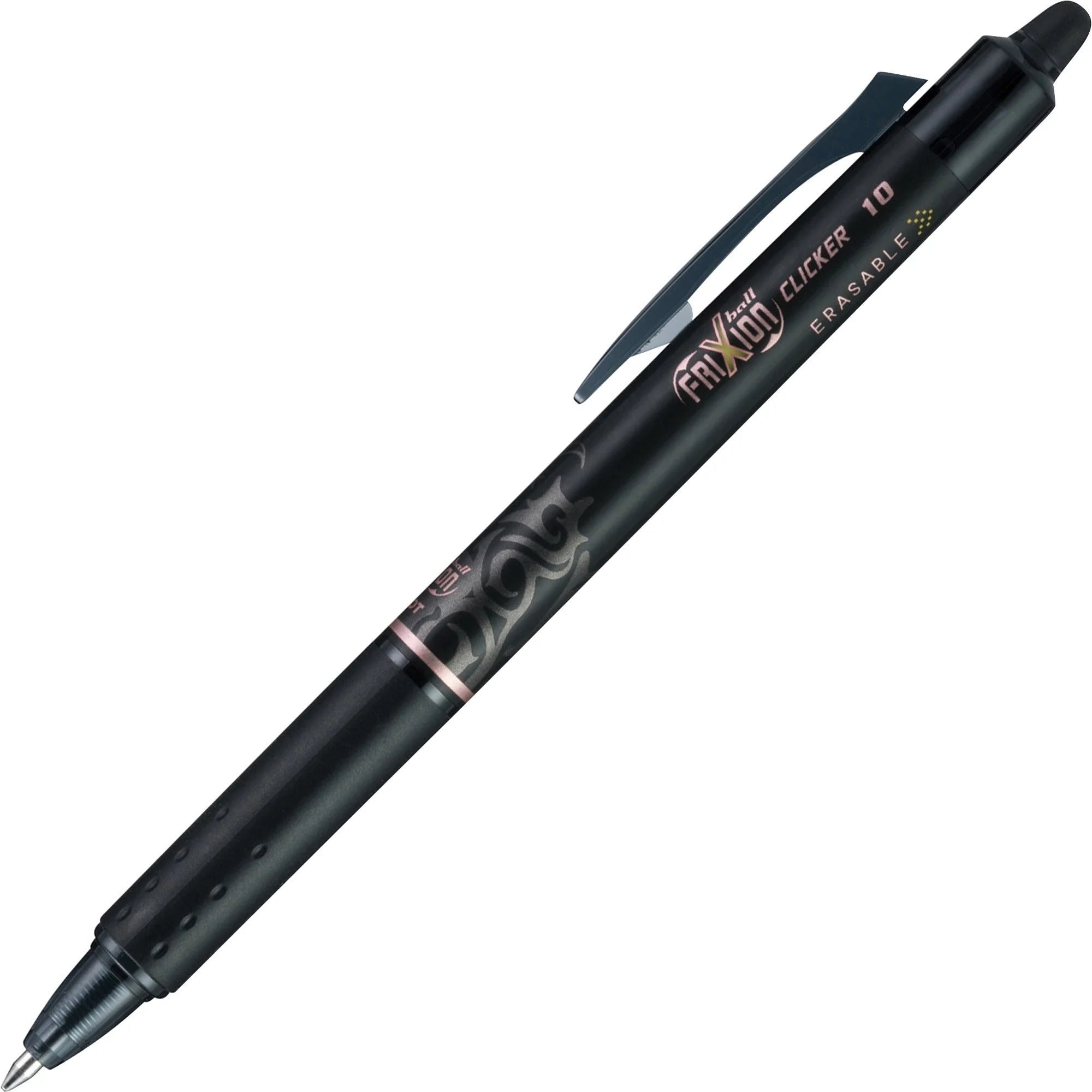 FriXion Ball Clicker Gel Pen - 1.0mm Bold Point - Erasable Black Ink - Pens