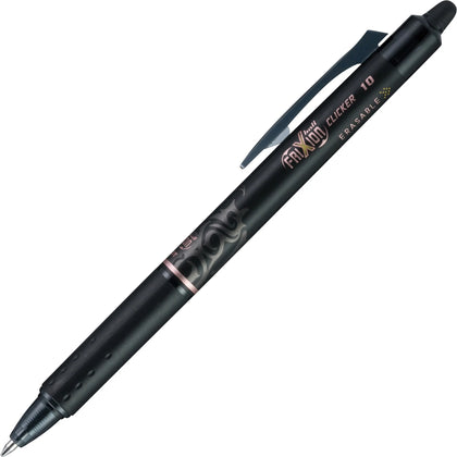 FriXion Ball Clicker Gel Pen - 1.0mm Bold Point - Erasable Black Ink - Pens